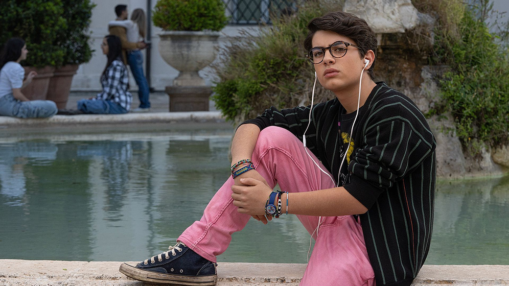Samuele Carrino en The Boy with Pink Pants