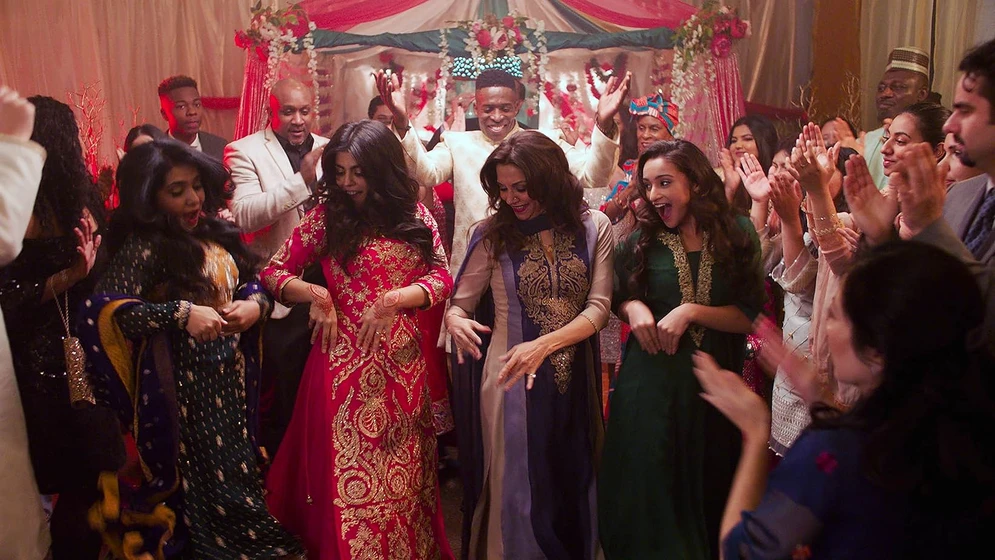 Lillete Dubey, Godfrey, Purva Bedi, Shenaz Treasury, Salena Qureshi y Aizzah Fatima en americanish
