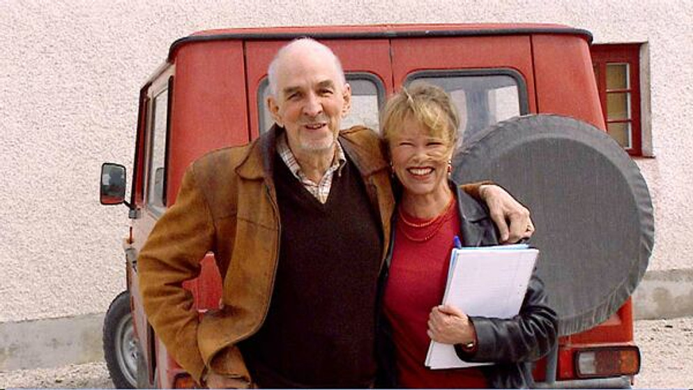 Ingmar Bergman y Marie Nyreröd en La Isla de Bergman