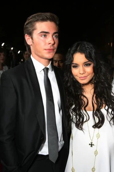 Vanessa Hudgens y Zac Efron en high-school-musical-3-fin-de-curso (Premiere en Los Angeles (Octubre 2008))