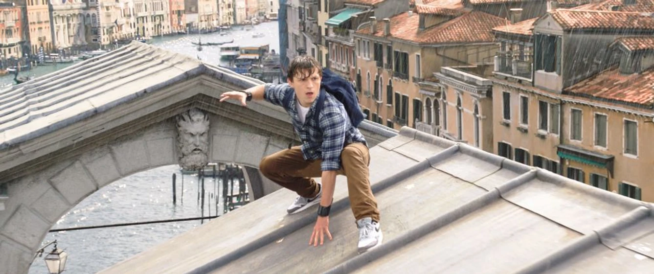 Tom Holland en Spider-Man: Lejos de Casa