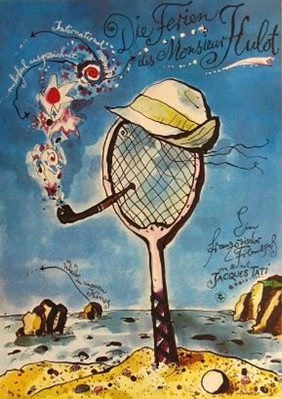 Imagen de las-vacaciones-del-senor-hulot (Cartel alemán)