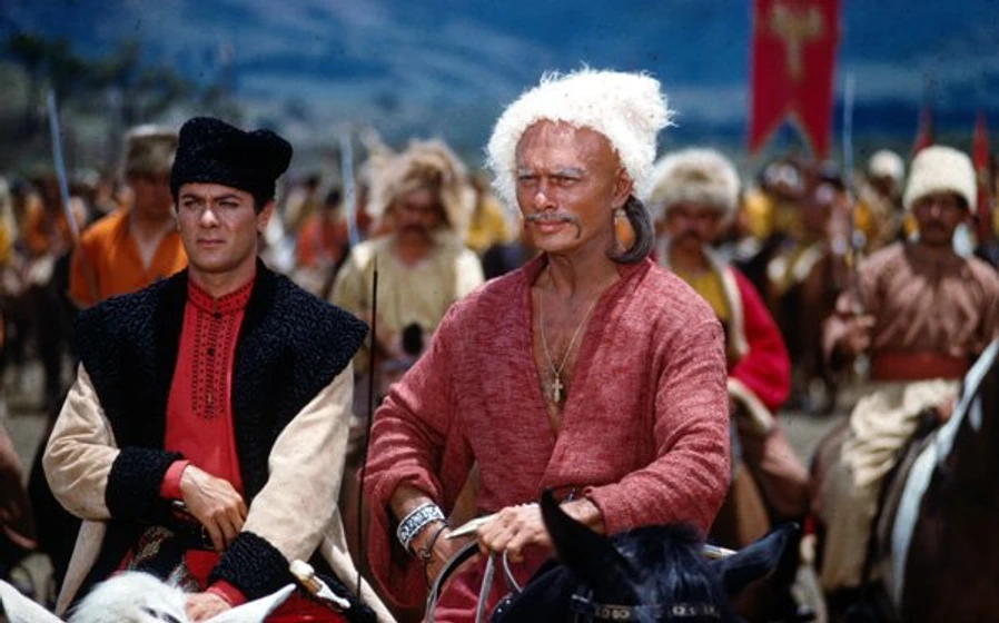 Tony Curtis y Yul Brynner en Taras Bulba