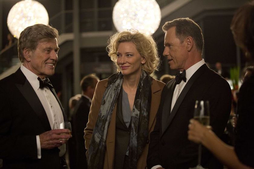 Robert Redford, Cate Blanchett y Bruce Greenwood en La Verdad