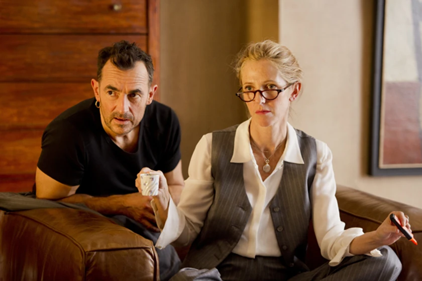 Albert Dupontel y Sandrine Kiberlain en 9-meses-de-condena