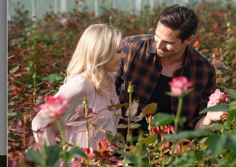 Jay Ryan y Kimberley Crossman en el-te-del-amor