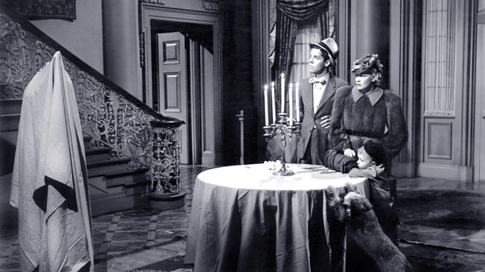 Arthur Lake, Penny Singleton y Larry Simms en Blondie Has Servant Trouble