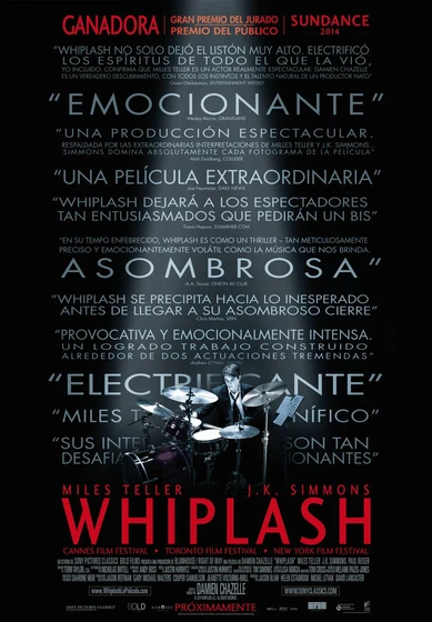 Imagen de whiplash (Cartel español)