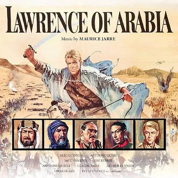 Carátula de la banda de sonido de Lawrence de Arabia