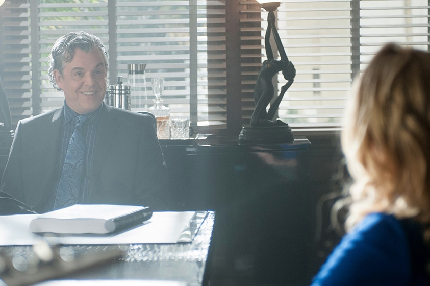 Robin Wright y Danny Huston en El Congreso