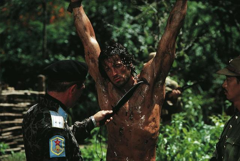 Sylvester Stallone en Rambo: Acorralado, II parte