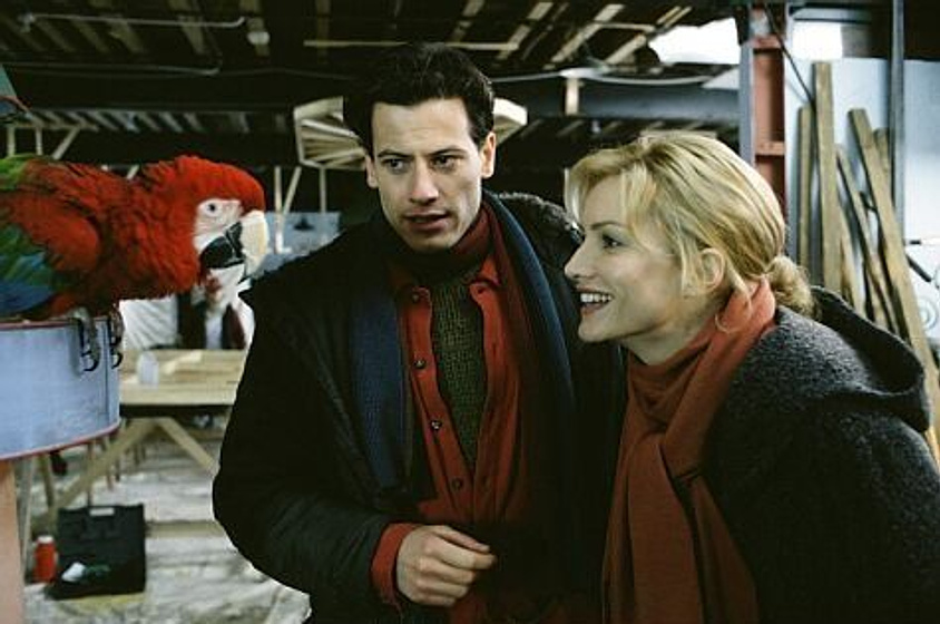 Ioan Gruffudd y Alice Evans en 102 Dálmatas