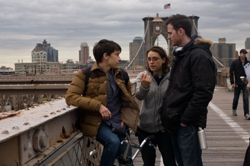 Ryan Fleck, Anna Boden y Keir Gilchrist en it-s-kind-of-a-funny-story
