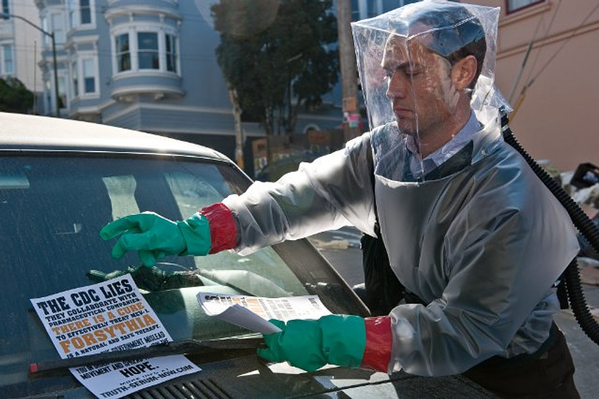Jude Law en Contagio