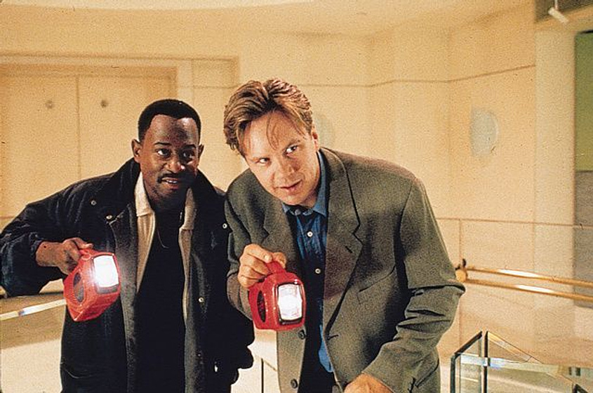 Tim Robbins y Martin Lawrence en Nada que Perder
