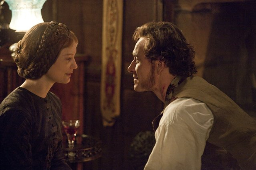 Michael Fassbender y Mia Wasikowska en Jane Eyre