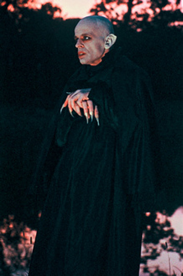 Klaus Kinski en Nosferatu, vampiro de la noche