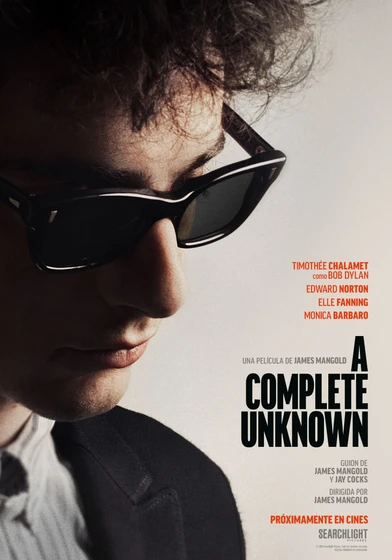 Imagen de a-complete-unknown (Cartel teaser español)
