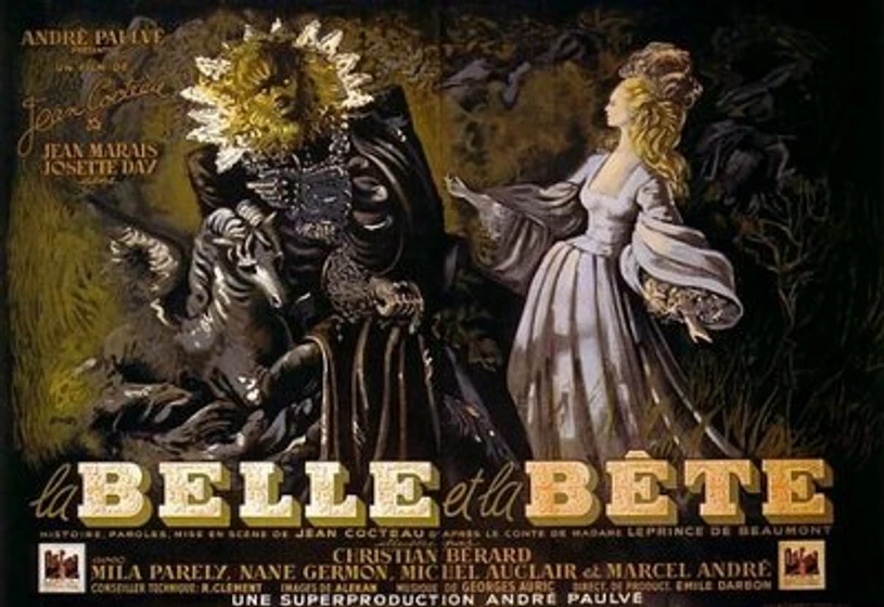 Imagen de la-bella-y-la-bestia-1946 (Poster francés)
