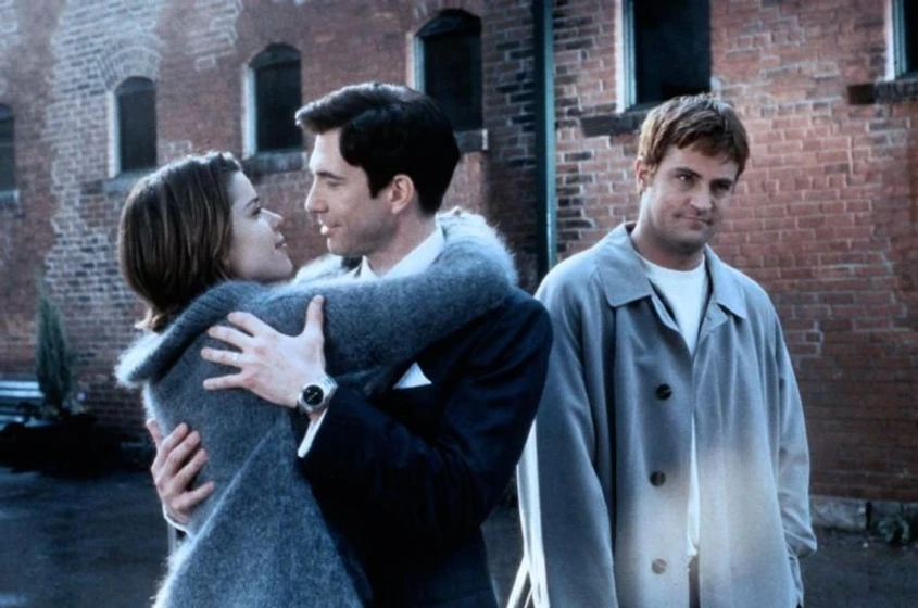 Matthew Perry, Neve Campbell y Dylan McDermott en Tango para tres