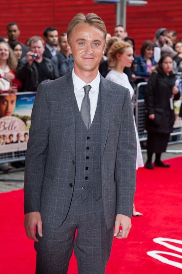 Tom Felton en belle-2013 (Premiere en Londres. 2014)