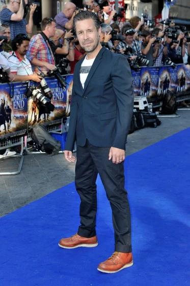 Paddy Considine en Bienvenidos al fin del mundo (Premiere en Londres. Julio 2013)