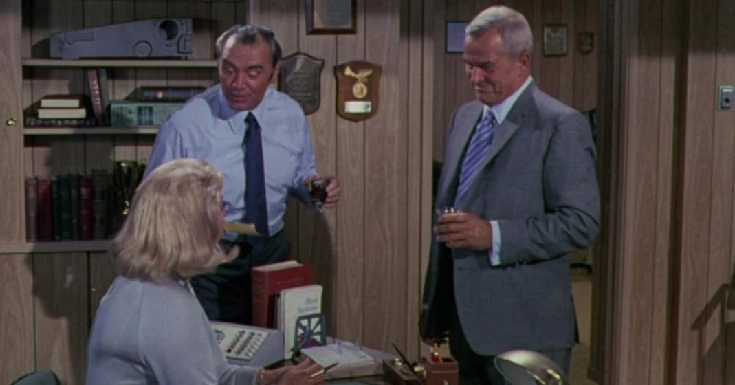 Ernest Borgnine y Alan Baxter en la-revolucion-de-las-ratas-willard