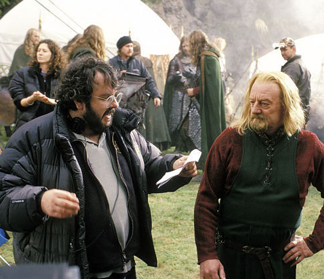 Peter Jackson en El Señor de los Anillos: El Retorno del Rey (Rodaje)