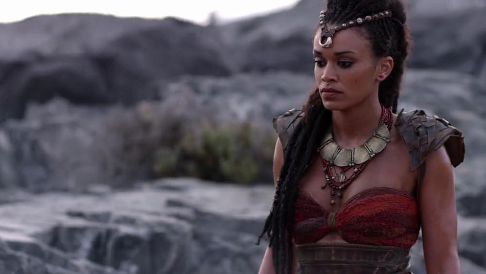 Pearl Thusi en El Rey Escorpión: El Libro de las Almas