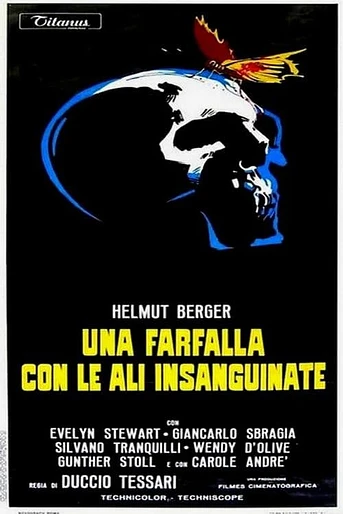 Poster de Una Mariposa con las Alas ensangrentadas