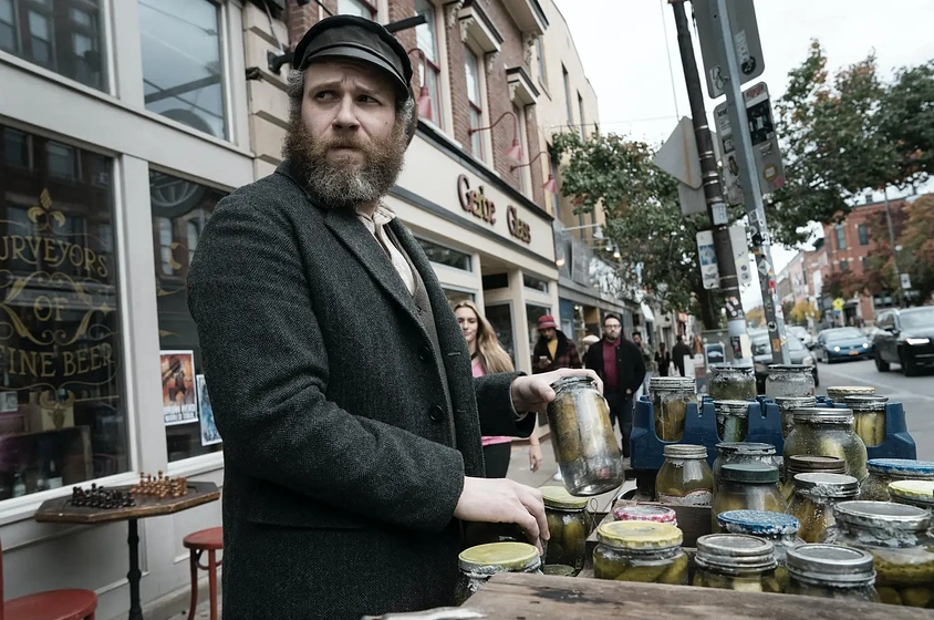 Seth Rogen en Encurtido en el Tiempo