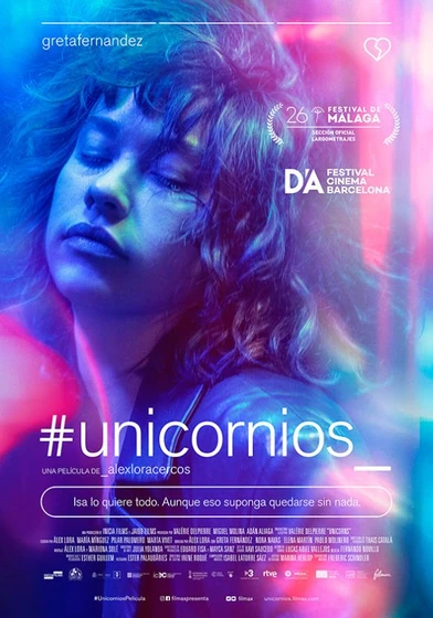 Imagen de unicornios (Cartel español)