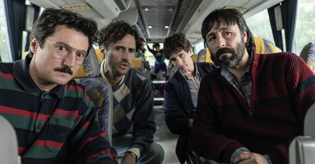 Juan Diego Botto, Quim Gutiérrez y Iñaki Ardanaz en Los Aitas