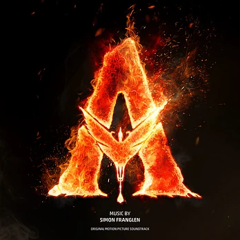 Carátula de la banda de sonido de Avatar: Fuego y Ceniza
