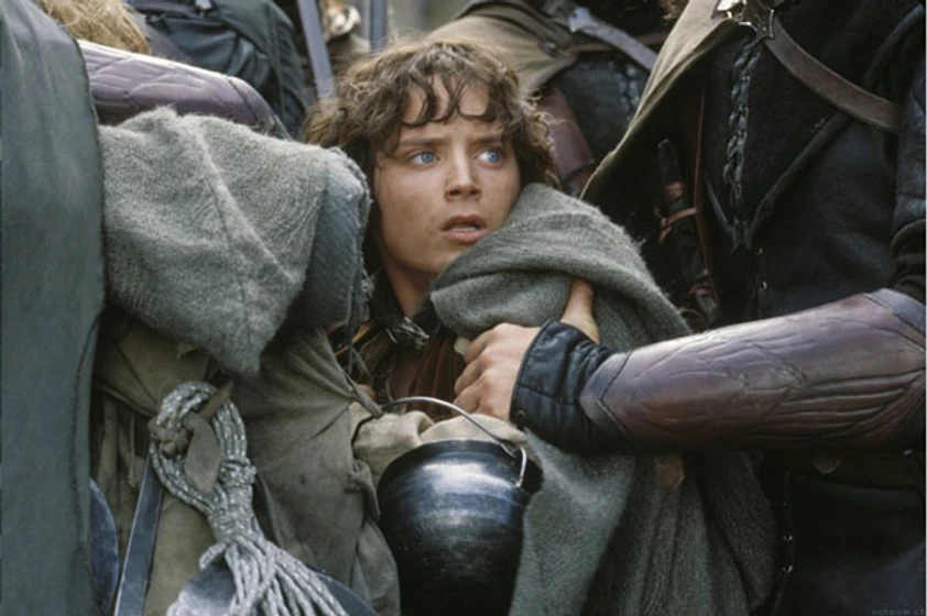 Elijah Wood en el-senor-de-los-anillos-las-dos-torres