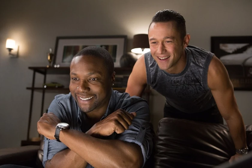 Rob Brown y Joseph Gordon-Levitt en Don Jon