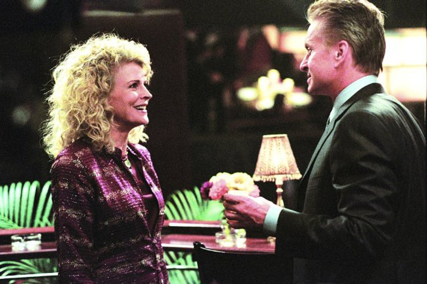 Michael Douglas y Candice Bergen en Hasta que la Muerte los Separe