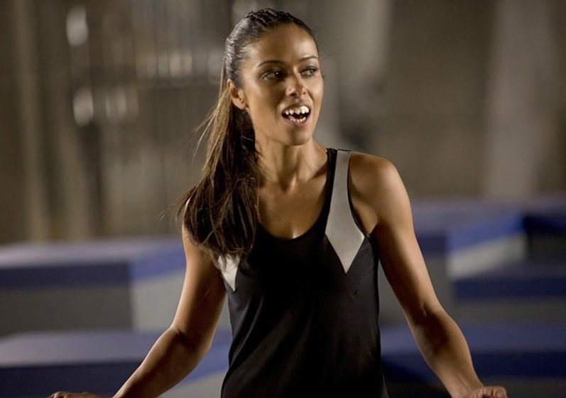 Meta Golding en Los Juegos del Hambre. En Llamas