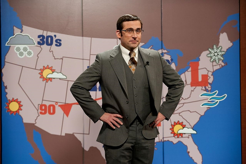 Steve Carell en Los Amos de la Noticia