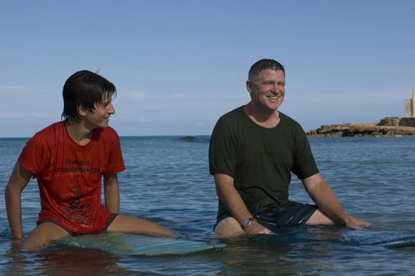 Treat Williams y Luigi Ciardo en El Verano de Martino