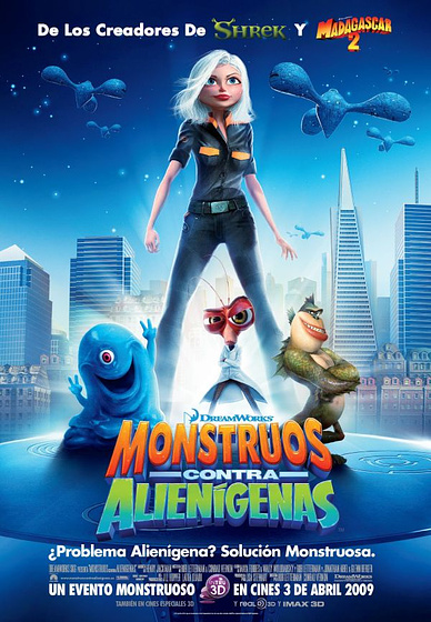 Imagen de Monstruos Contra Alienígenas (Cartel)