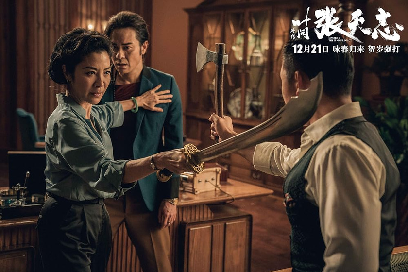 Michelle Yeoh, Yu Xing y Kevin Cheng en master-z-ip-man-legacy