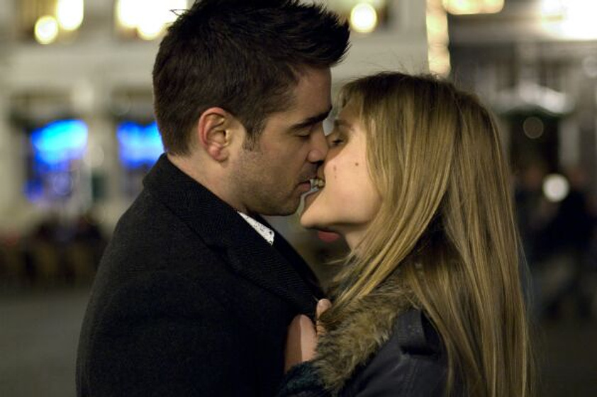 Colin Farrell [I] y Clémence Poésy en Escondidos en Brujas