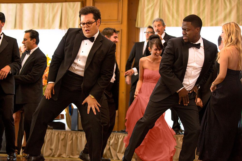 Kevin Hart y Josh Gad en El Gurú de las bodas