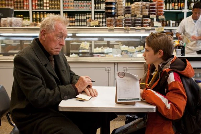 Max von Sydow y Thomas Horn en tan-fuerte-tan-cerca