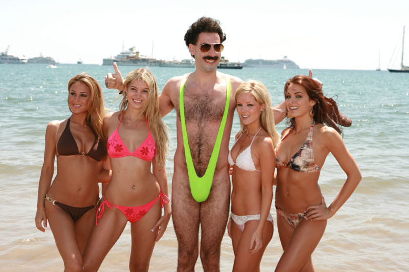 Sacha Baron Cohen en Borat: El Segundo Mejor Reportero del Glorioso País Kazajistan Viaja a América