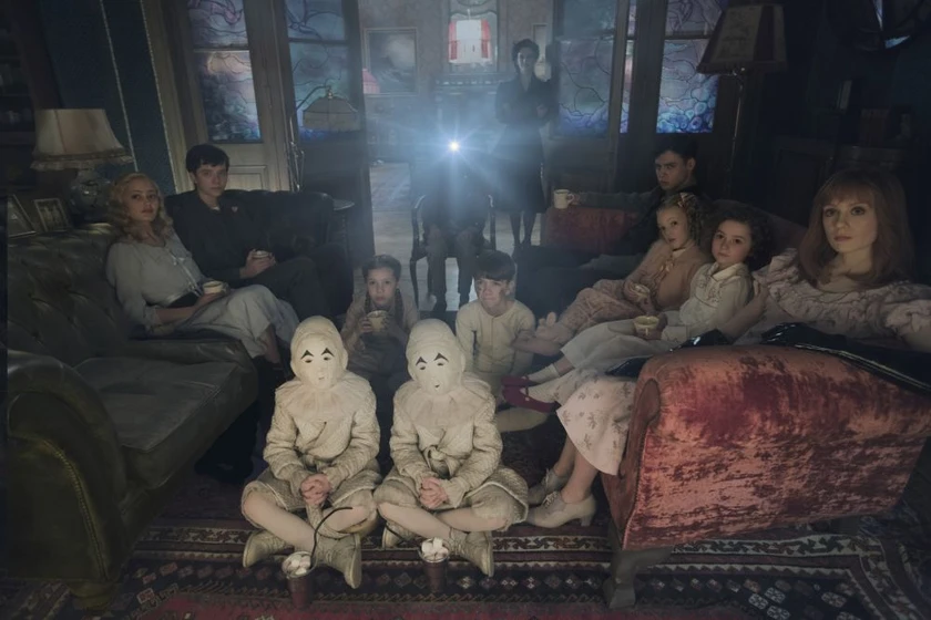 Eva Green, Asa Butterfield y Ella Purnell en el-hogar-de-miss-peregrine-para-ninos-peculiares