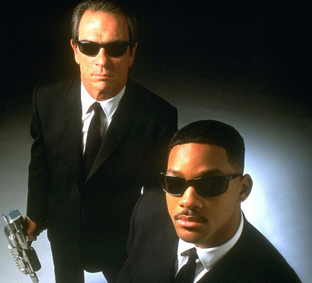 Will Smith y Tommy Lee Jones en Hombres de Negro