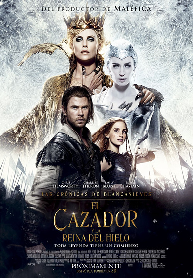 Imagen de El Cazador y la reina del hielo (Cartel final español)