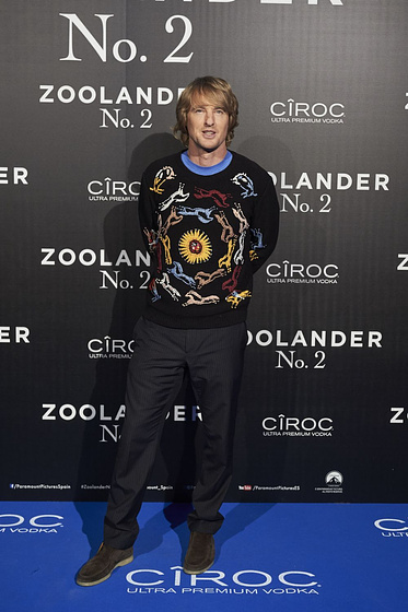 Owen Wilson en Zoolander 2 (Premiere en Madrid. Febrero 2016)